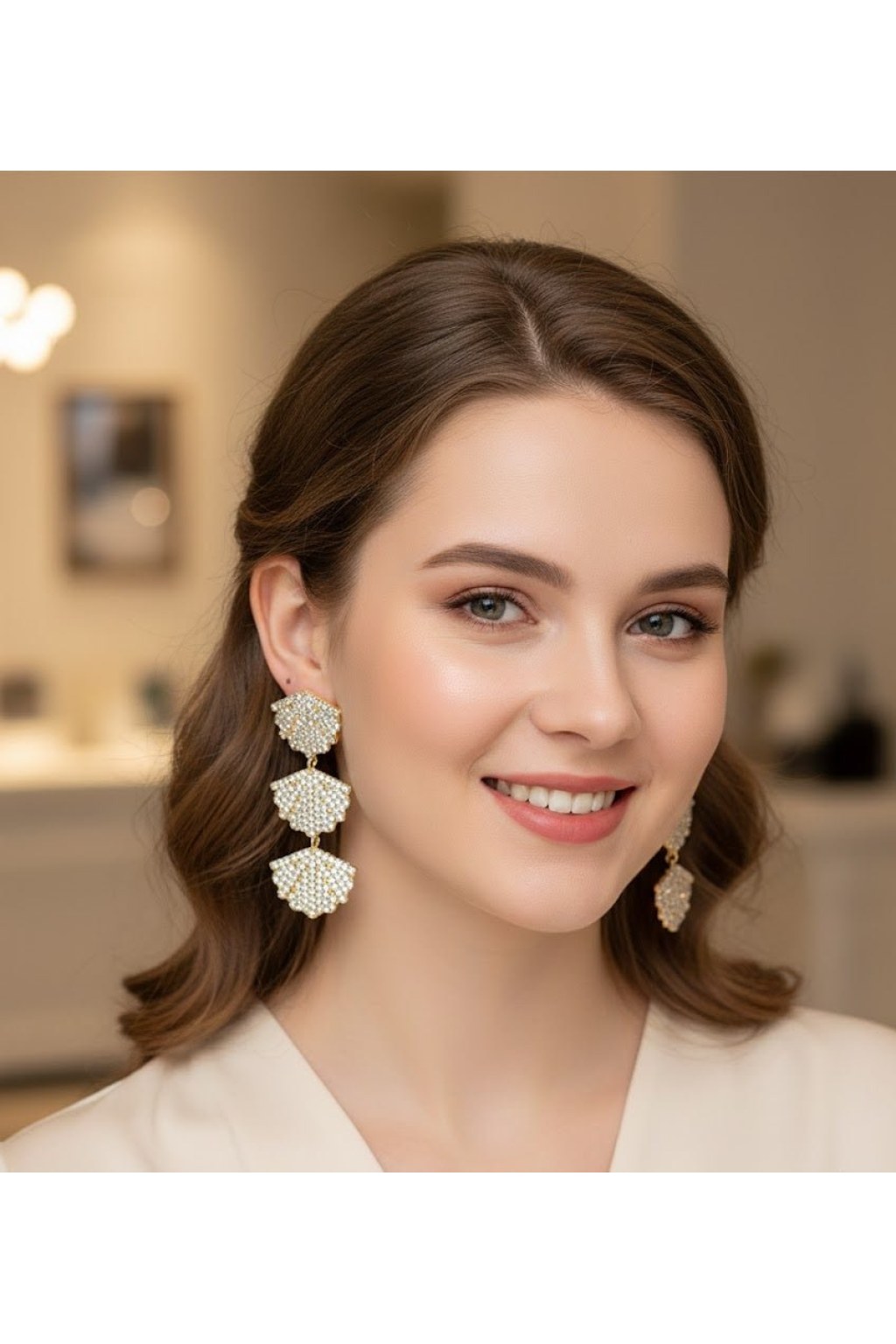radiant-flower-cascade-earrings-6142142 Radiant Flower Cascade Earrings - Zambeel