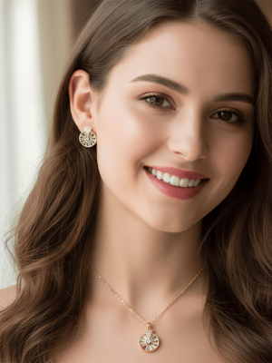 Radiant Sunburst Jewelry Set - Zambeel