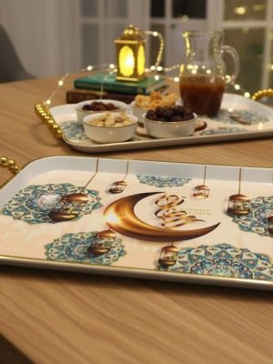 Ramadan Kareem Premium Decorative Tray - Zambeel