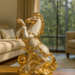 Rearing Horse Statue © - Zambeel