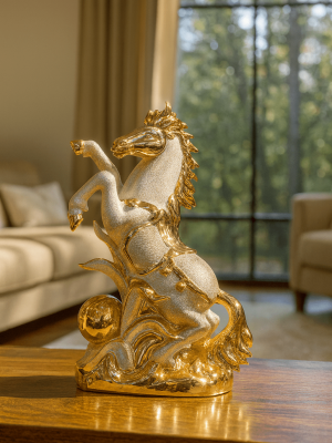 Rearing Horse Statue © - Zambeel