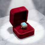 Rectangular Crystal Statement Ring - Zambeel