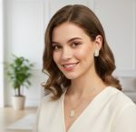 Rectangular Micro - Pave Crystal Jewelry Set - Zambeel