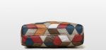 Retro Geometric Pattern Color - matching Shoulder Bag Fashion Large Capacity Stitching Handbag For Women Totes - Zambeel