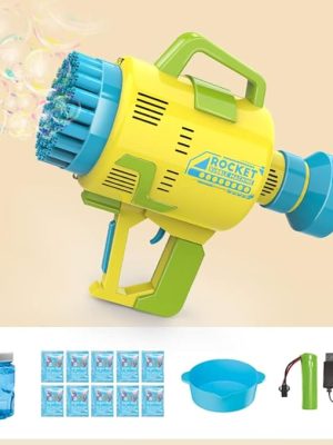 Rocket - 48 - Hole Electric Bubble Machine - Zambeel