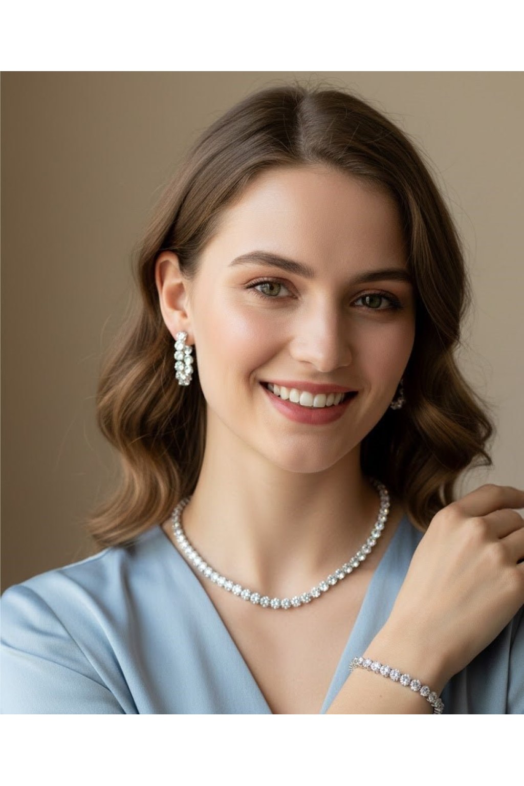 round-cut-diamond-style-crystal-jewelry-set-5709863 Round Cut Diamond - Style Crystal Jewelry Set - Zambeel