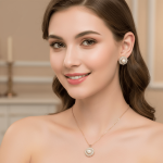 Royal Pearl Crown Jewelry Set - Zambeel