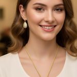Royal Teardrop Pendant Necklace Set - Zambeel