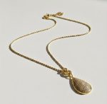 Royal Teardrop Pendant Necklace Set - Zambeel