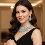 Sapphire Grace Diamond Choker Set - Zambeel