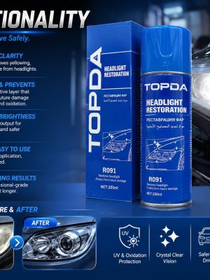 TOPDA - Headlight Restoration Spray