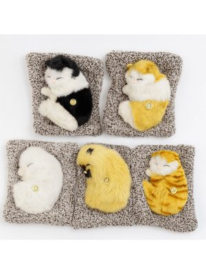 Sleeping Cat Plush Toy with Sound - Zambeel