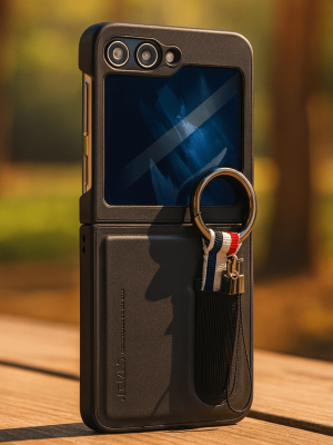Smart Ring Wallet Case for Flip Phones - Zambeel