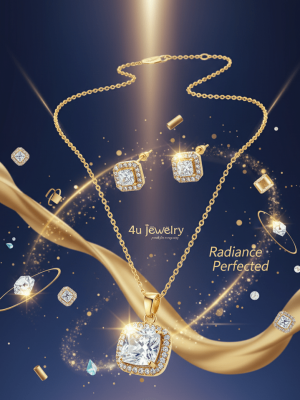 Square Cubic Zirconia Set - Zambeel