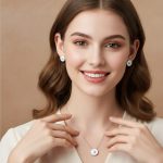 Sunburst Pearl Cluster Jewelry Set - Zambeel
