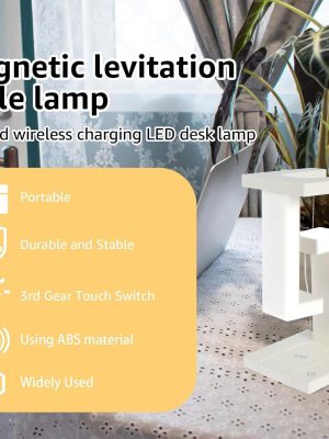 Tensegrity Smart LED Desk Lamp with Wireless Charge - Zambeel