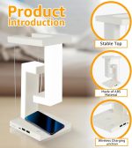 Tensegrity Smart LED Desk Lamp with Wireless Charge - Zambeel