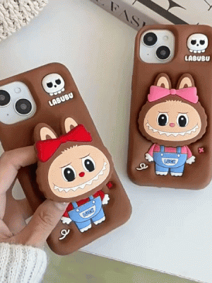 Labubu - 3D Cartoon Silicone iPhone Case