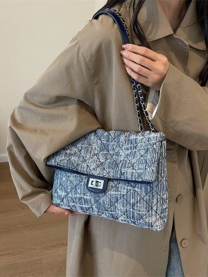 Trendy Women's Bags Design Personality Distressed Chain - Zambeel
