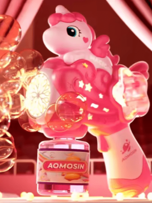 Unicorn Snowflake Bubble Gun - Zambeel