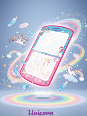 Unicorn Water Canvas Doodle Mat - Zambeel
