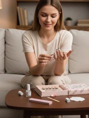 Febble - Golden Glam Luxe Press-On Nails