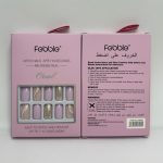 Febble - Soft Lavender & Silver Glitter Press-On Nails