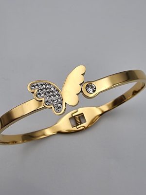 Crystal Wing Bangle