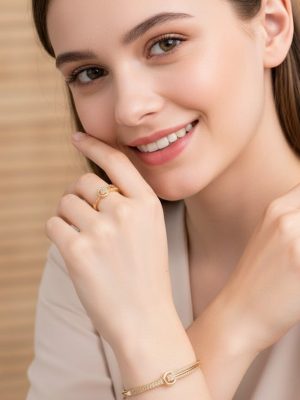 Circle Classic Bangle & Ring Set