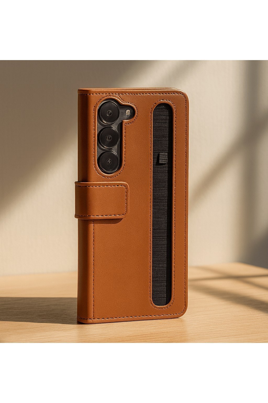urbangrip-leather-folio-handstrap-case-1830362 UrbanGrip Leather Folio Hand‑Strap Case - Zambeel