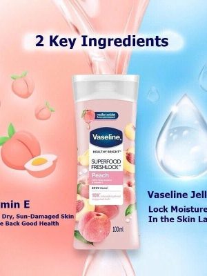 Vaseline - Peach Superfood Fresh Body Lotion (Original) - Zambeel