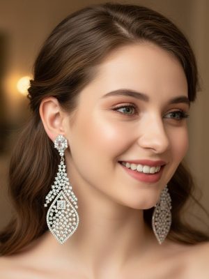 Vintage Floral Lace Earrings - Zambeel