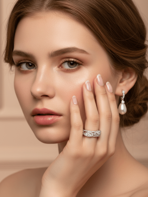Wave Crystal Ring - Zambeel