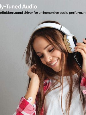Wireless Headphones with LED Speedometer Display - Zambeel