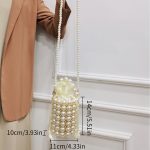 Women's Acrylic Dyed Handmade Beaded Handbag - Zambeel