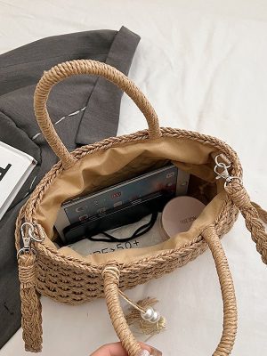 Women's Fashion Personality Hand - Carrying Woven Bag - Zambeel