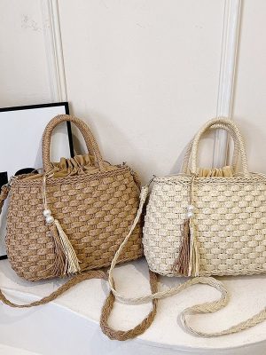 Women's Fashion Personality Hand - Carrying Woven Bag - Zambeel