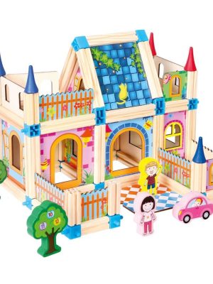 Wooden Architecture Building Blocks Toy - Zambeel